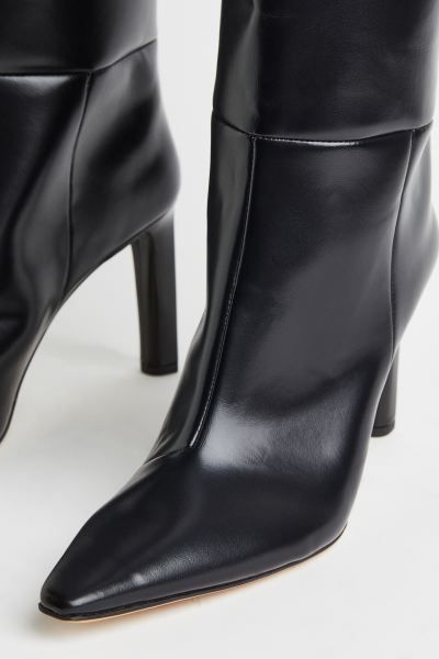 Knee-high heeled boots | H&M (US + CA)