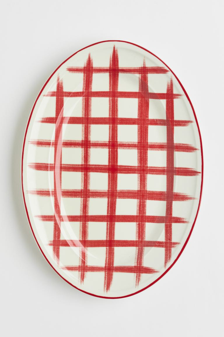 Large Porcelain Serving Plate | H&M (US + CA)