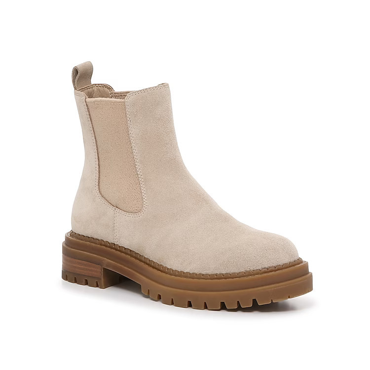 Steve Madden Chelsy Chelsea Bootie | Women's | Beige | Size 7 | Boots | DSW