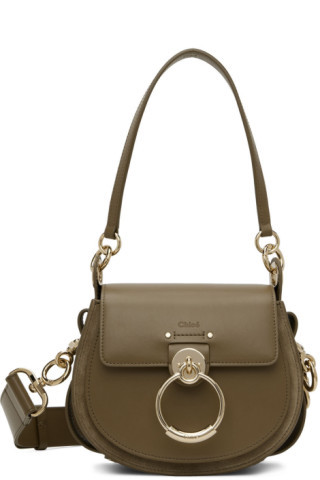 Chloé - Khaki Small Tess Bag | SSENSE