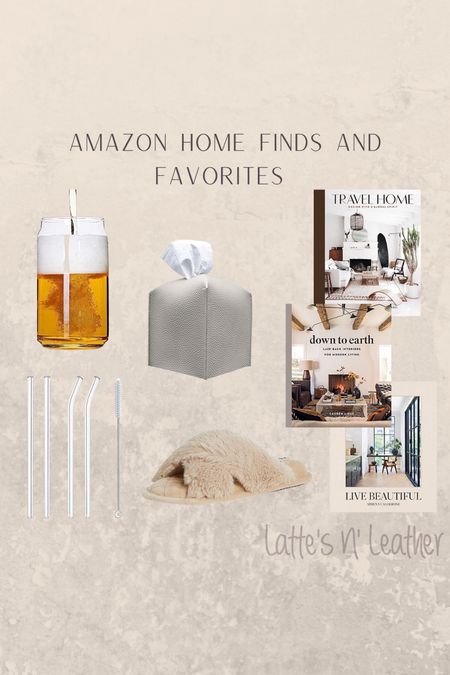 Amazon home finds I have and love!
Kleenex box holder, coffee table books, coffee glasses, glass straws, slippers #LTKxPrimeDay #amazonhome #amazon

#LTKhome #LTKsalealert