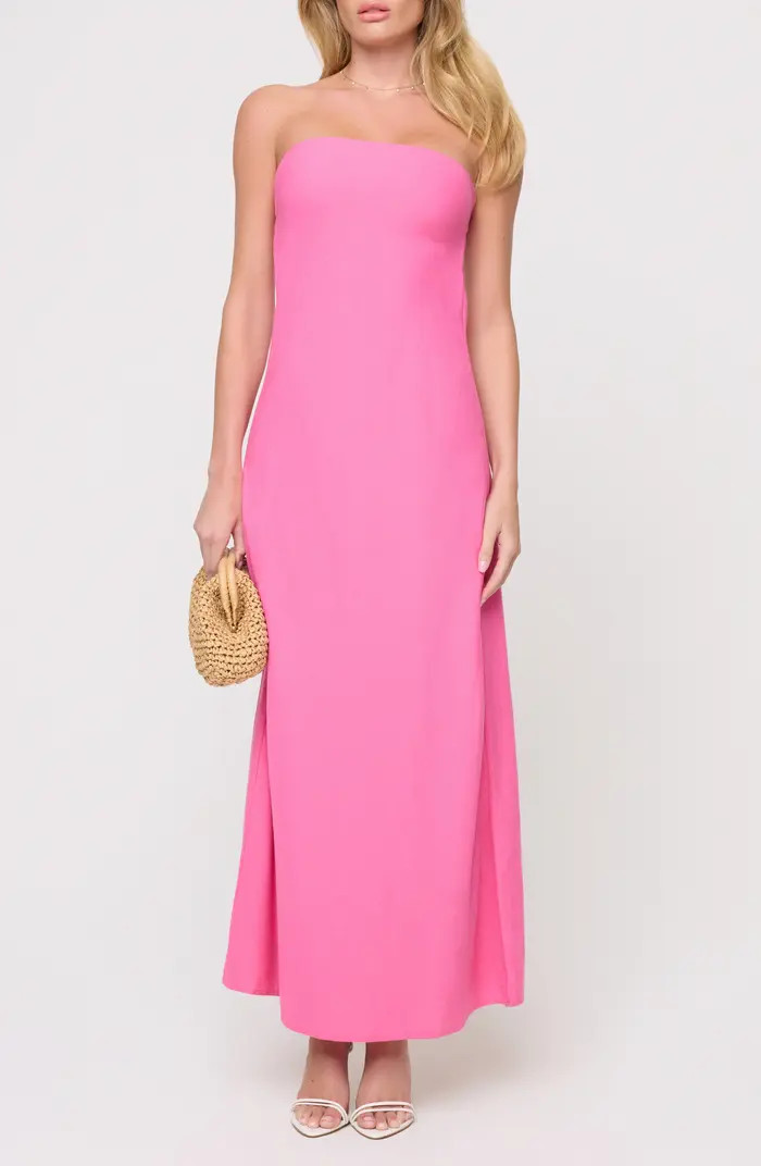 LSPACE Spring In Love Strapless Cover-Up Maxi Dress | Nordstromrack | Nordstrom Rack