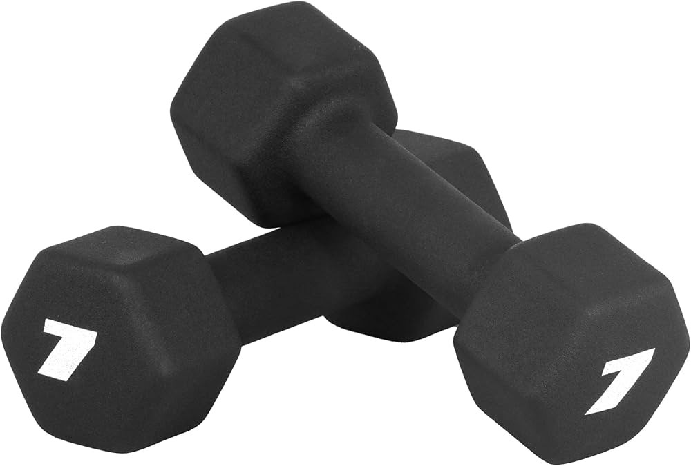 CAP Barbell Neoprene Dumbbell Hand Weights - Pair | Multiple Options | Amazon (US)