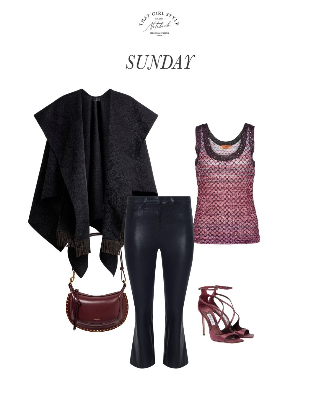 Look 126 | Poncho Etro, Jeans L’Agence, Top Missoni, Bag Isabel Marant, Heels Jimmy Choo

#LTKluxury #LTKstyletip #LTKwinter