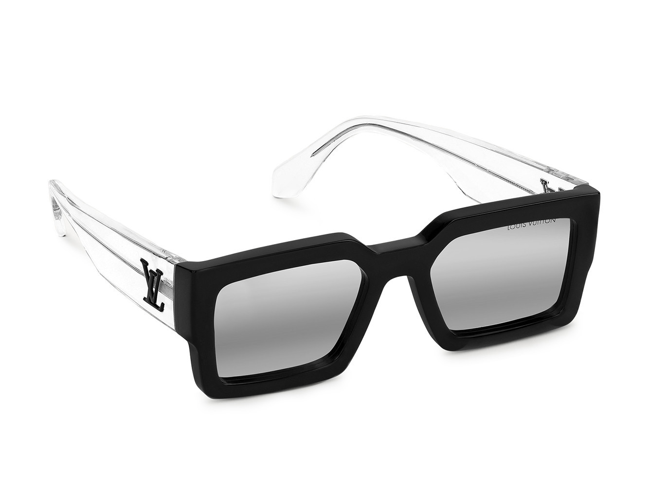 Men's Louis Vuitton LV Clash Square SunglassesW) in Black/Crystal/Mirror Lenses (Z1580E | StockX