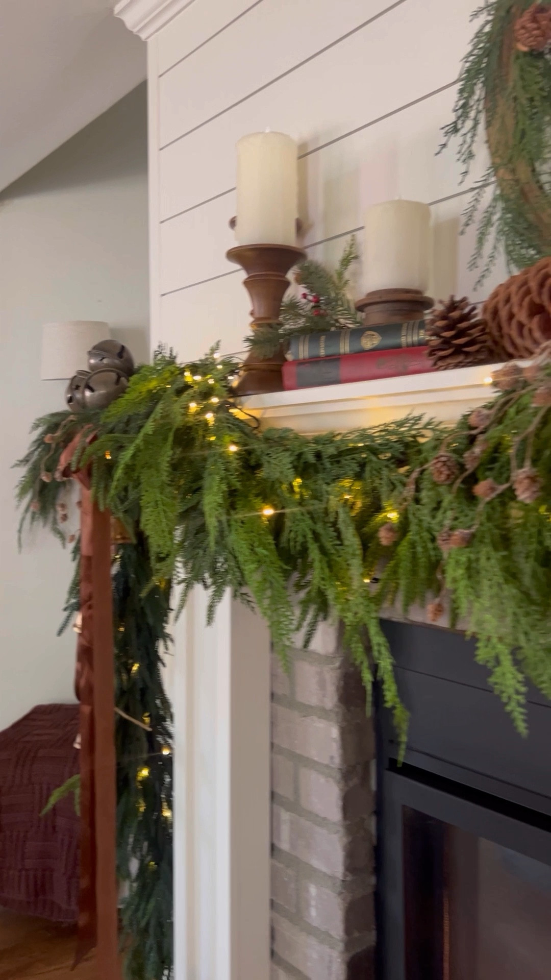 Want to bring this cozy Christmas magic to your mantel? 🌲✨ Let me show you how to create a lush, festive garland that’ll make your home feel like a winter wonderland! Watch as we layer greenery, add twinkling lights, and finish it off with those little details that make all the difference. Ready to deck the halls? Let’s get started!

#LTKHome #LTKSeasonal #LTKHoliday