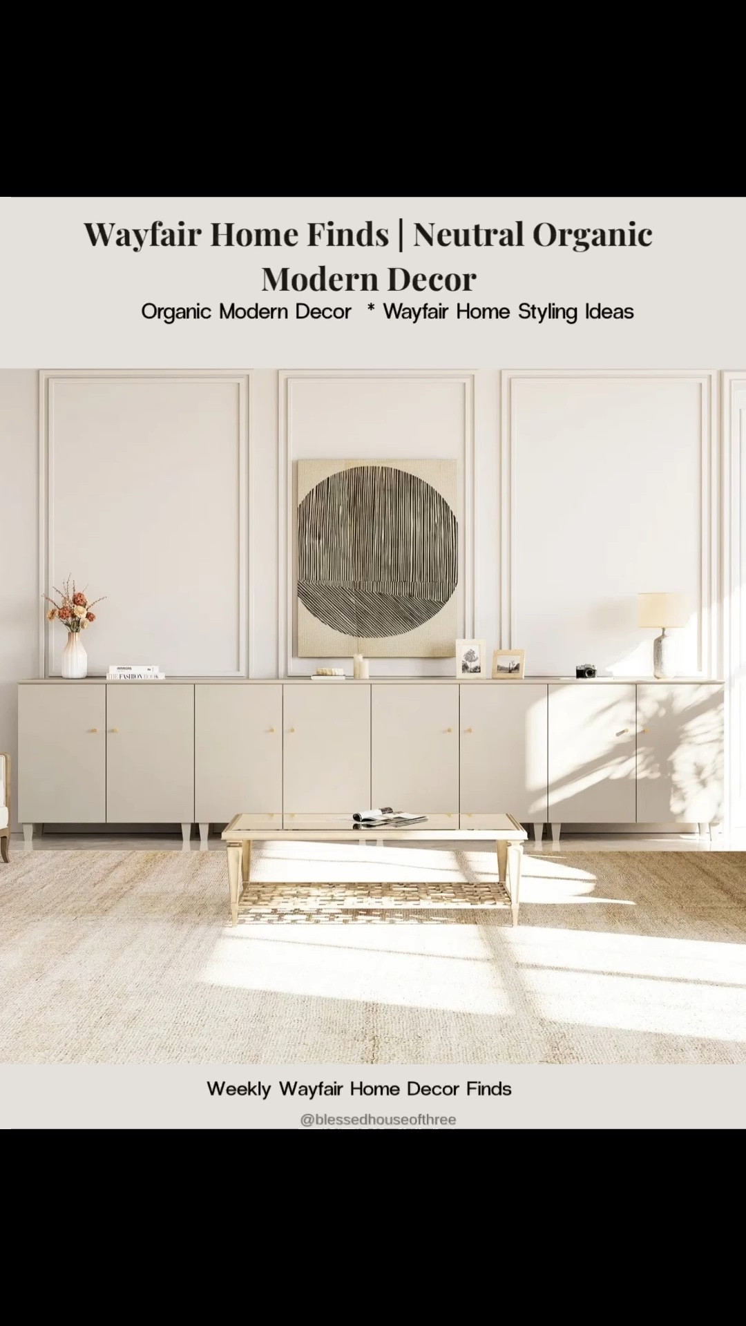 Affordable organic modern decor from Wayfair that looks designer without the price tag. I rounded up some of my favorite neutral home finds including a scalloped pendant light, textured table lamp, oversized ceramic vase, framed artwork set, and the most beautiful neutral accent chair with a built in ottoman. These pieces are perfect for creating that warm organic modern home style with layered neutrals, natural textures, and timeless pieces that work in living rooms, bedrooms, and entryways. Save this for neutral home decor inspiration and follow me on LTK for daily fashion, home decor, and Amazon finds.

#LTKHome #LTKSaleAlert