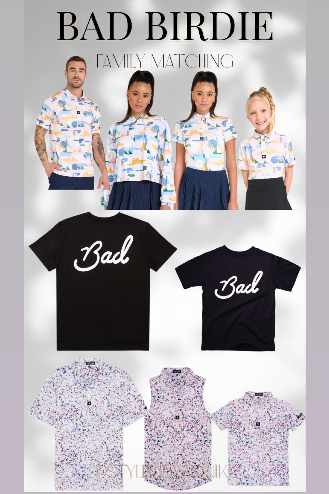 Save with code sonikabb15 
Bad birdie golf family matching outfits 

#LTKMens #LTKSaleAlert #LTKFamily