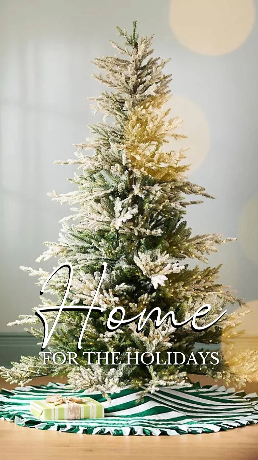 Flocked Christmas tree & the prettiest hand sewn tree skirt 😍

Anthropologie 
Anthropologie Christmas 
Tree topper 
Christmas decor 
Christmas decorations 
Holiday decor 
holiday party


#LTKGiftGuide #LTKHoliday #LTKHome