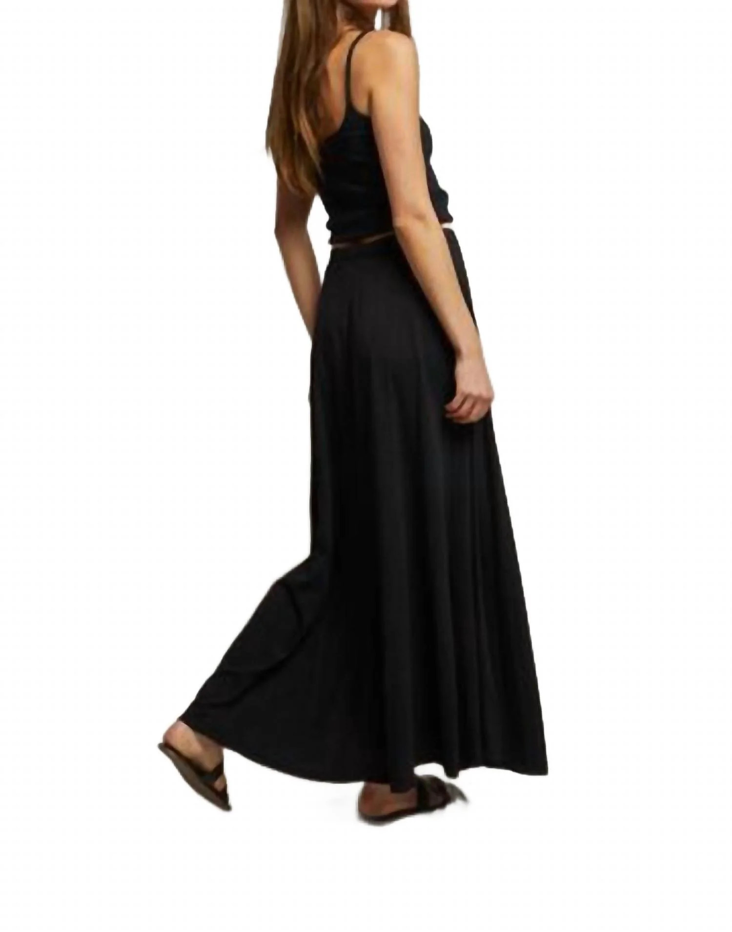 Amy Supimacotton Skirt In True Black | Shop Simon