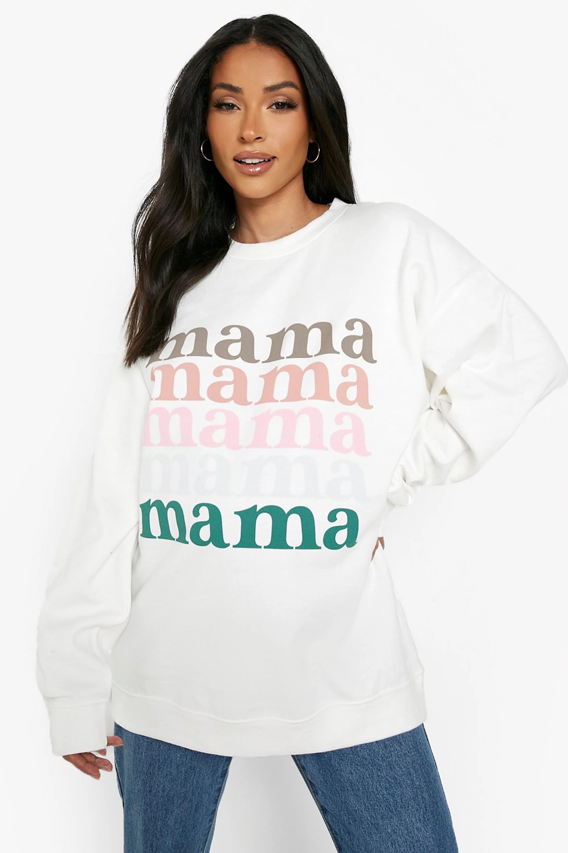 Maternity Mama Sweatshirt | Boohoo.com (US & CA)