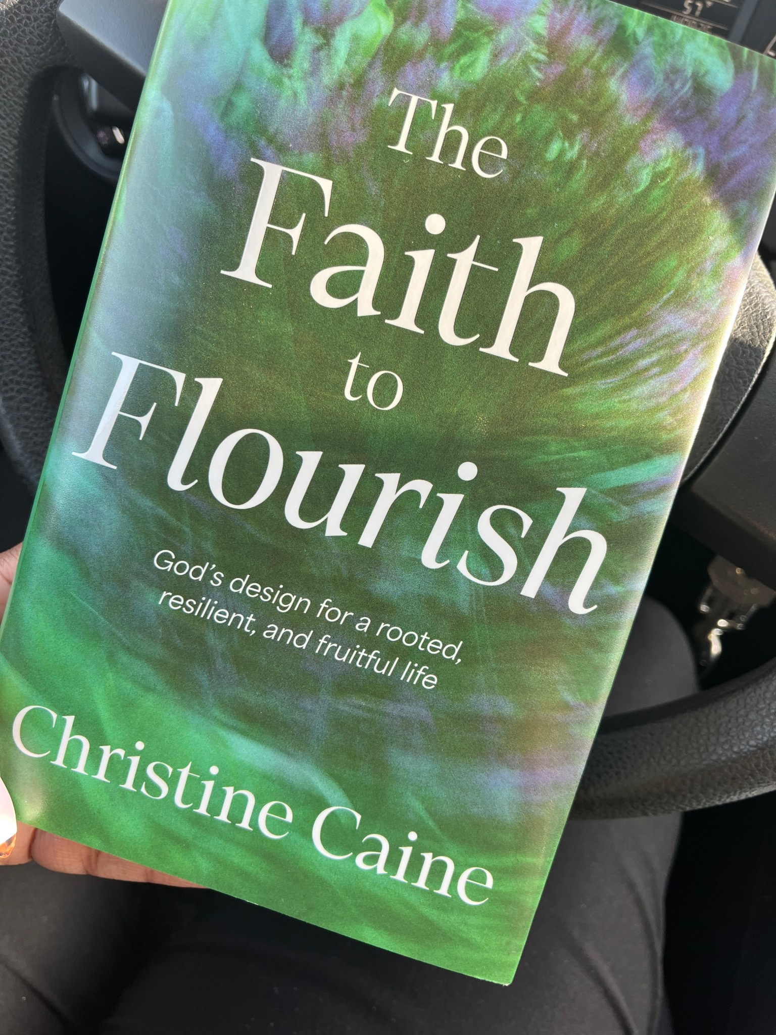 I picked up The Faith to Flourish: God’s Design for a Rooted, Resilient, and Fruitful Life by Christine Caine. She was a titan in the Faith.  