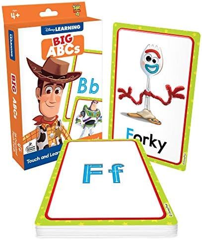Disney Learning Toy Story 4 ABC Flash Cards―Double-Sided Flash Cards With Letters of the Alphabet an | Amazon (US)