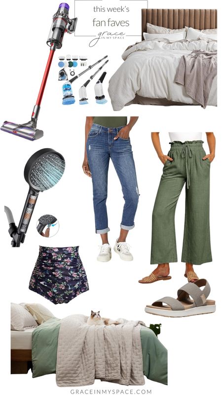 This week's fan faves includes some amazing spring fashion essentials, spring bedding, and cleaning tools. This filtered head is 1/10th the price of most filtered shower heads and works like a charm. #creator2024 #springfaves #springfashion #springhome

#LTKSeasonal #LTKfindsunder50 #LTKfindsunder100