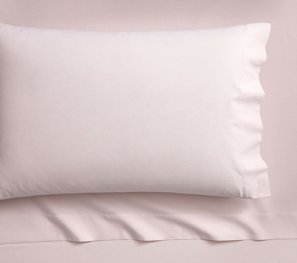 Chambray Solid Organic Cotton Sheet Set | Pottery Barn Kids