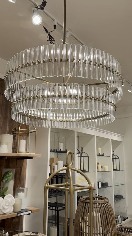 Love this gorgeous round chandelier. Home decor, living room, decor, dining room decor.

#LTKVideo #LTKStyleTip #LTKHome