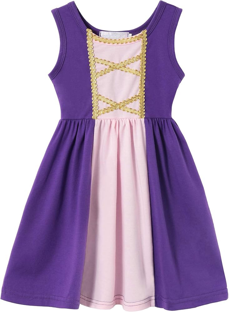 Cotton Baby Girl Clothes Summer Little Princess Toddler Kids Party Tutu Dresses | Amazon (US)