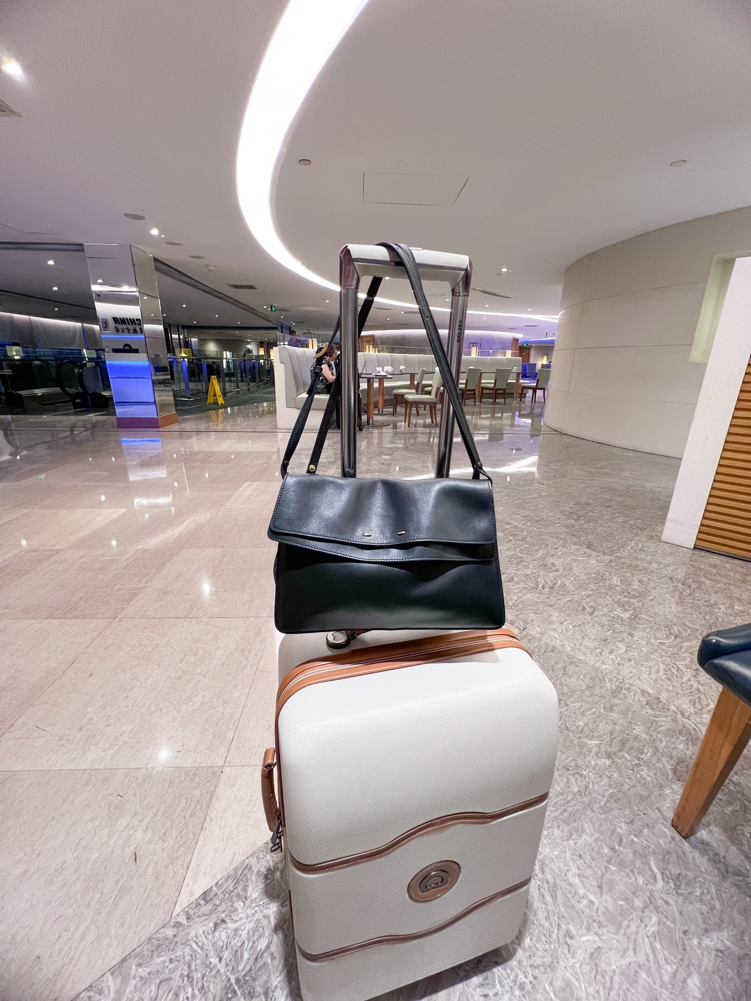 The everyday bag that travelled w me for the entire months. So carefree so good, leather is soft, the interior color is pretty too.

#LTKOver40 #LTKTravel #LTKmomlife
