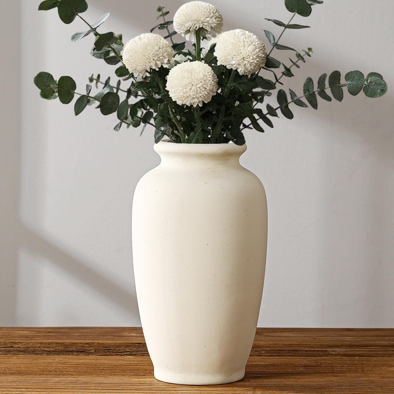 Beige Ceramic Vase-Boho Decorative Vase,Terracotta Tall Vases Decorative Pottery are Suitable for... | Amazon (US)