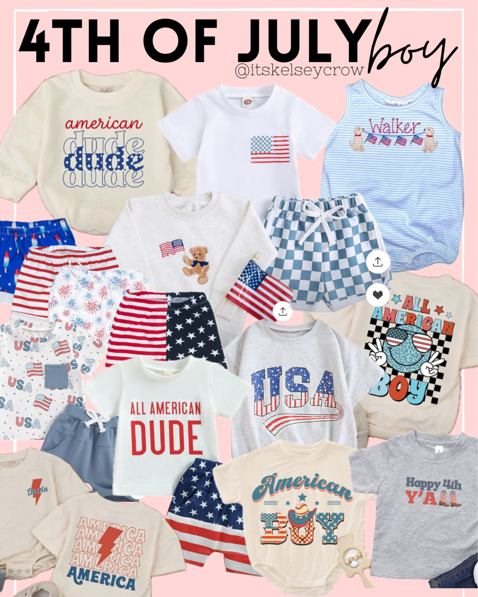 S many fun outfits for all my boy mamas this Fourth of July!!

Boy mom
4th of July
Red white and blue
Kids


#LTKSaleAlert #LTKFindsUnder50 #LTKKids