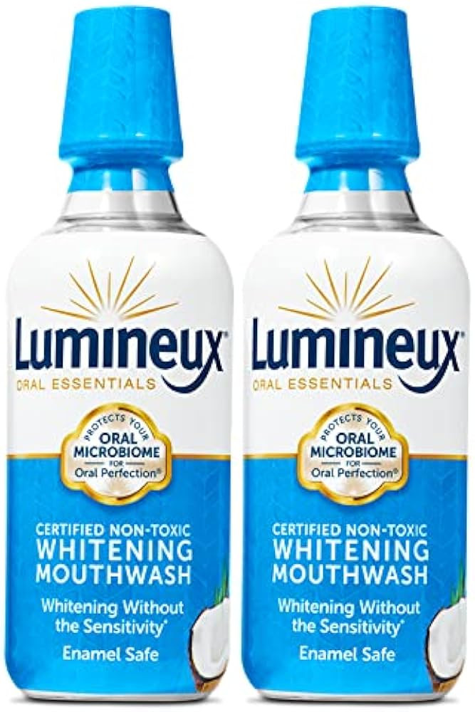 Lumineux Teeth Whitening Mouthwash, 16 Oz, 2 Pack - Enamel Safe - Whitening Without Sensitivity -... | Amazon (US)