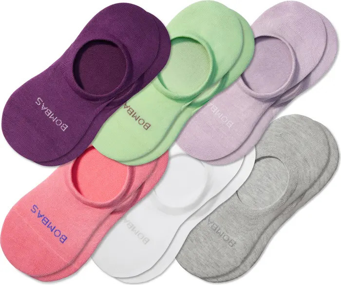 Bombas Assorted 6-Pack Lightweight No-Show Socks | Nordstrom | Nordstrom