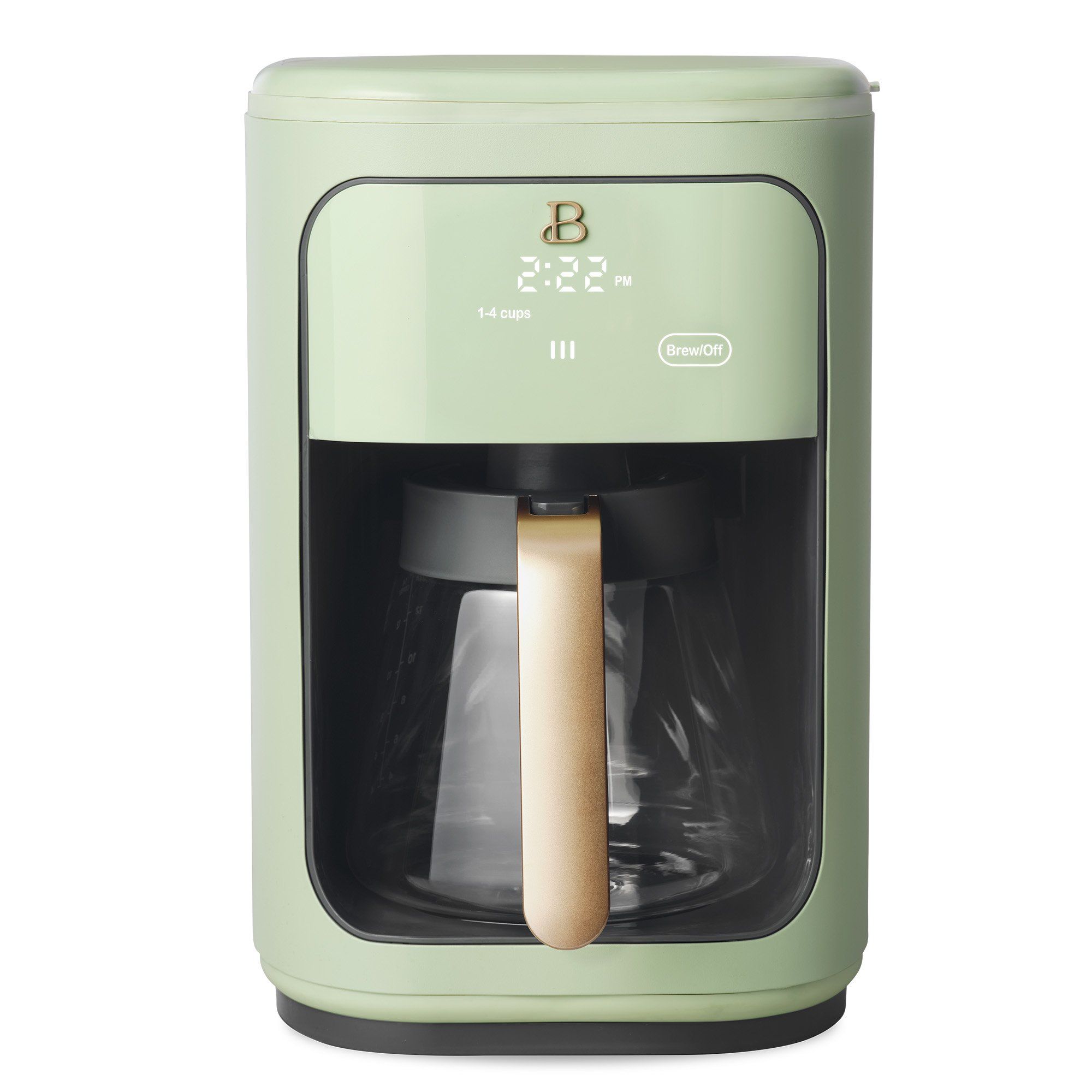 Beautiful 14 Cup Programmable Touchscreen Coffee Maker, Sage Green by Drew Barrymore | Walmart (US)