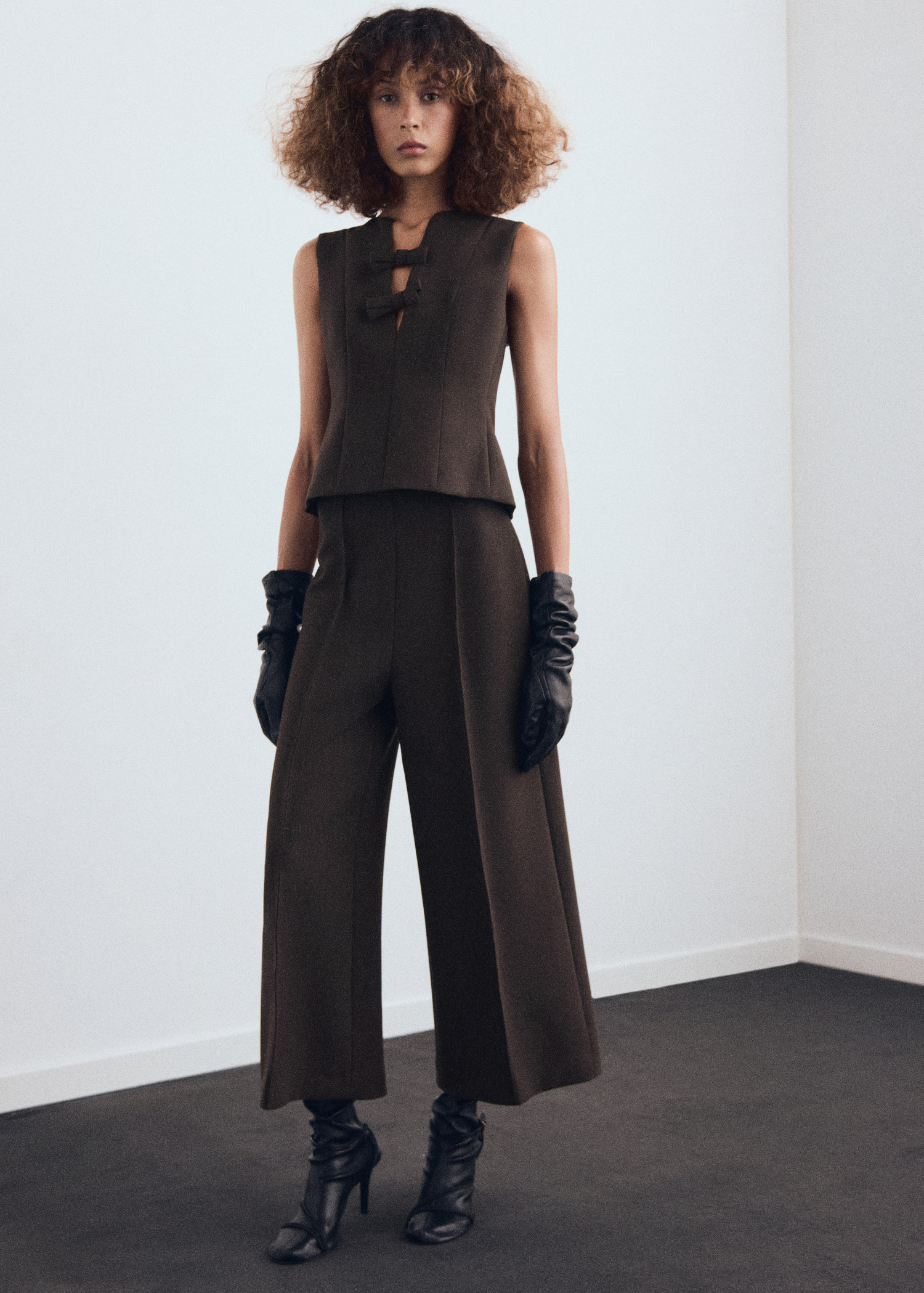 V-neck blouse with bows - Women | MANGO USA | Mango (US/MX/AU)