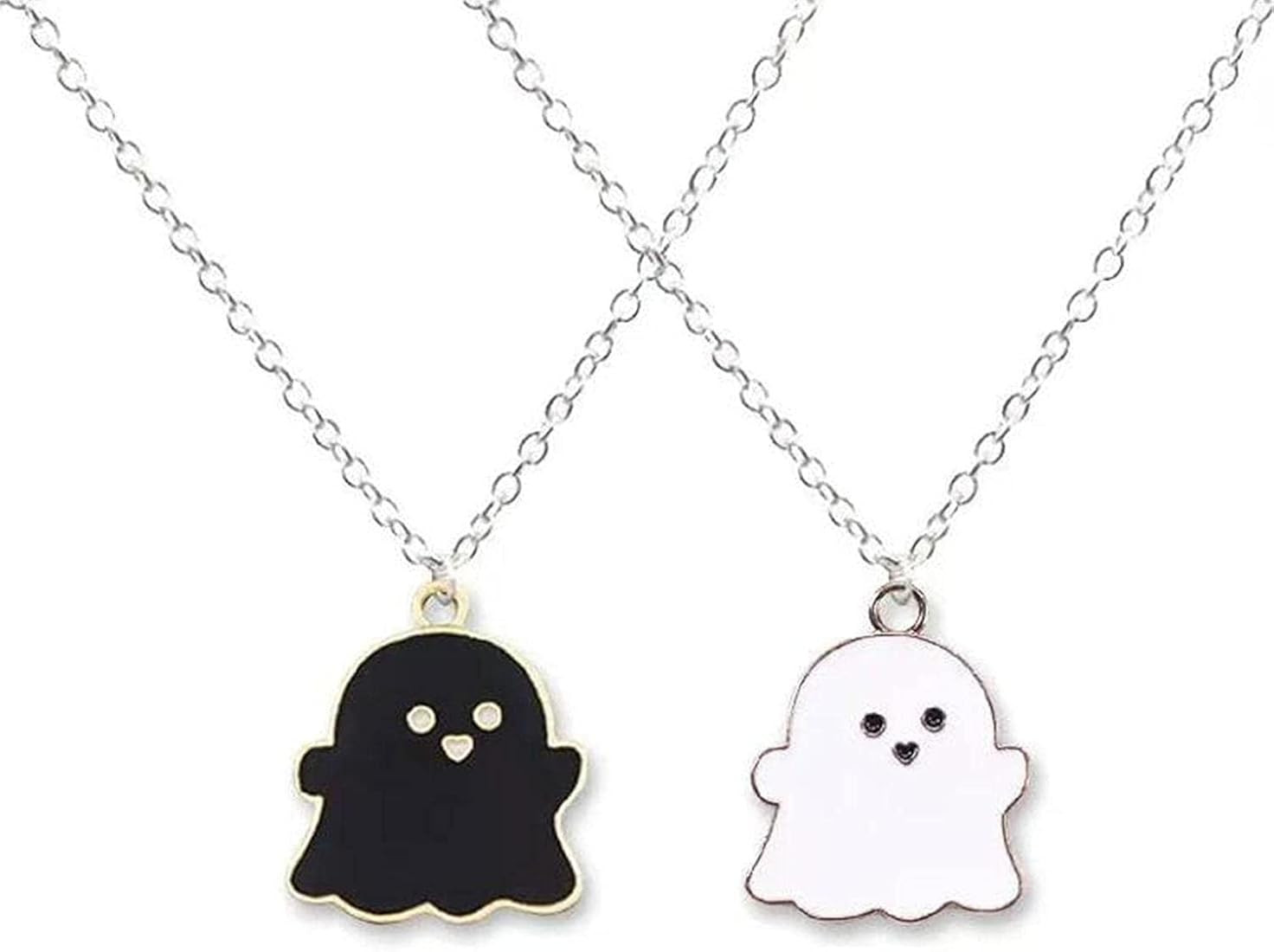Cute Ghost Pendant Necklaces Set - Ideal for Women, Men, Girls, Boys and as Best Friend Charm Nec... | Amazon (CA)