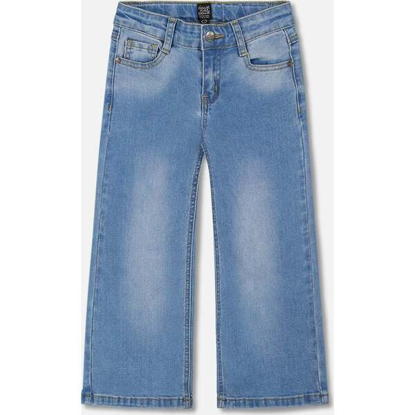 Wide Leg Jeans, Denim Blue | Maisonette