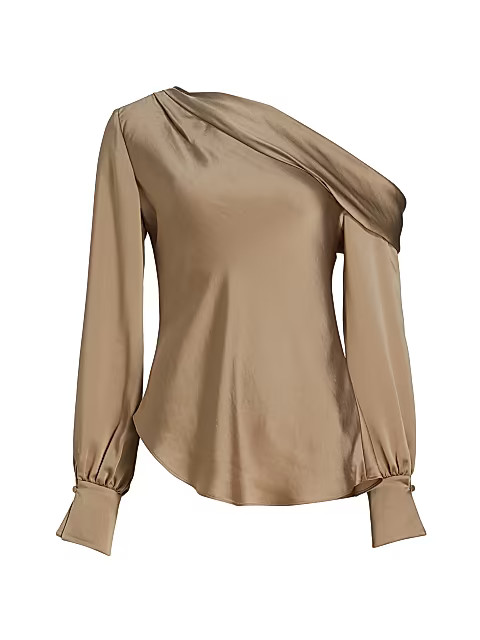 Jonathan Simkhai Alice One-Shoulder Top | Saks Fifth Avenue