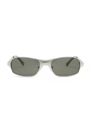 BRU Eyewear Aitken Rectangle Sunglasses in Soot from Revolve.com | Revolve Clothing (Global)