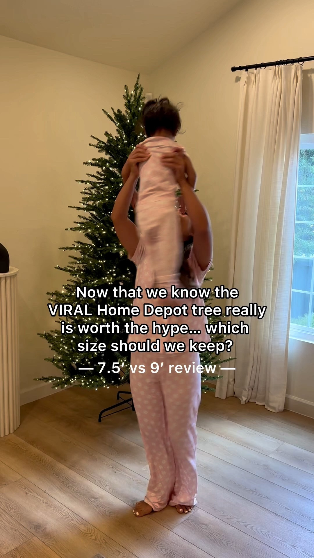 7.5ft vs 9ft viral Christmas tree review!