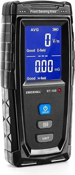 ERICKHILL EMF Meter, Detects Electric and Magnetic Fields, Handheld Digital EMF Detector with LCD... | Amazon (US)