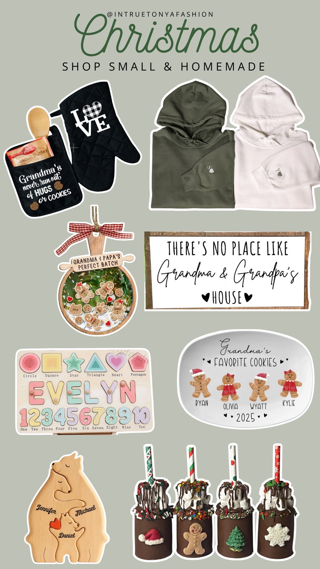 Christmas gift guide // Shop Small Businesses 





Gifts for grandma 
Christmas gift guide 2025
Personalized gifts
Gifts for her 
Gifts for him

#LTKHoliday #LTKGiftGuide #LTKCyberWeek
