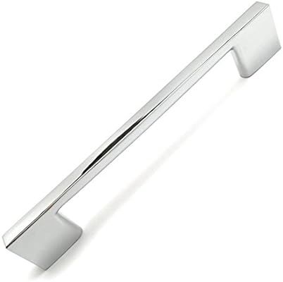Southern Hills Polished Chrome Cabinet Handles, 6.3 Inches Total Length, 5 Inch Screw Spacing, Ch... | Amazon (US)