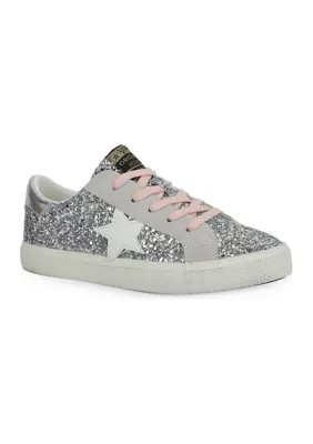 Vintage Havana Youth Girls Genevieve Sneakers, Silver, 3M Youth | Belk