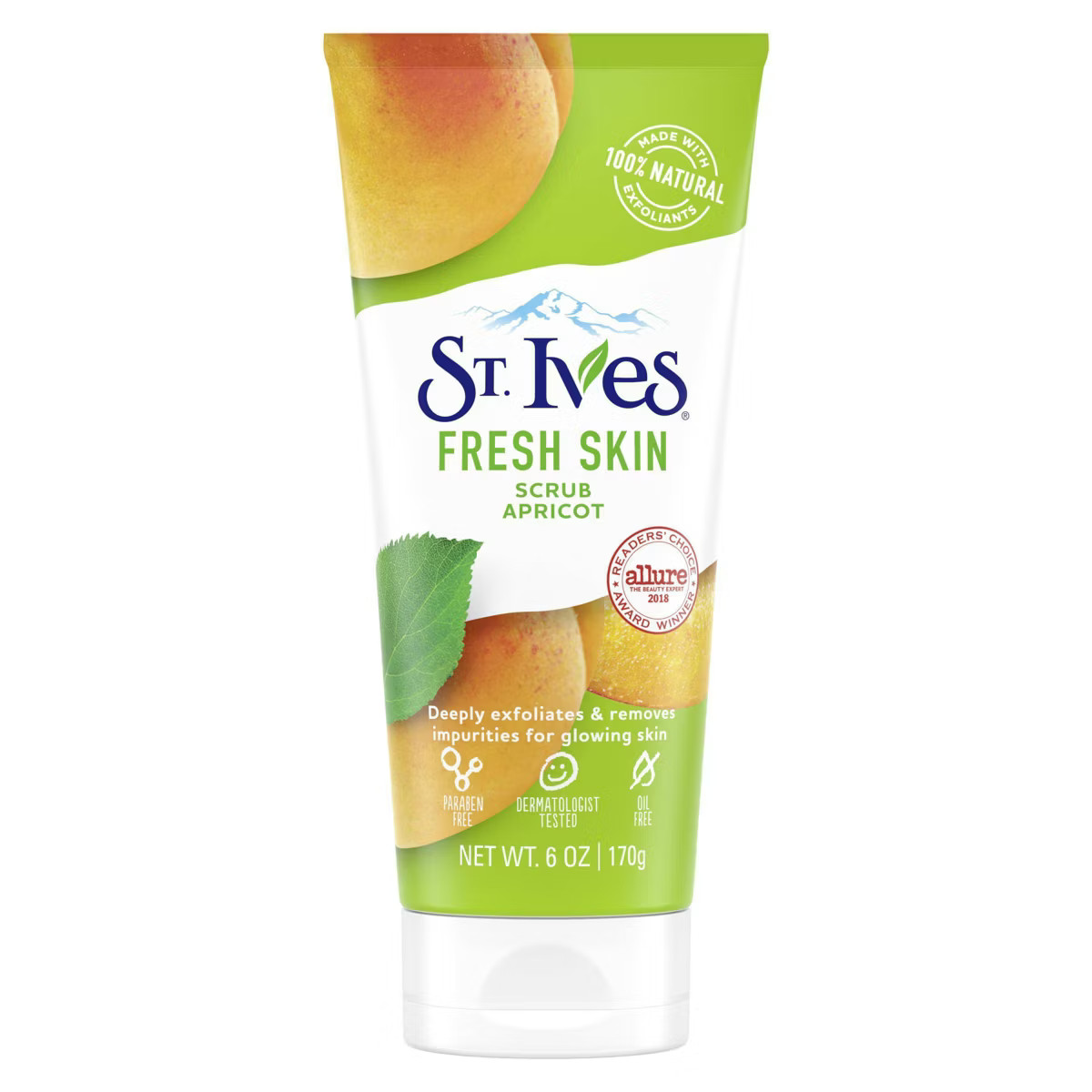 St. Ives Fresh Skin Invigorating Apricot Natural Face Scrub - 6oz | Target