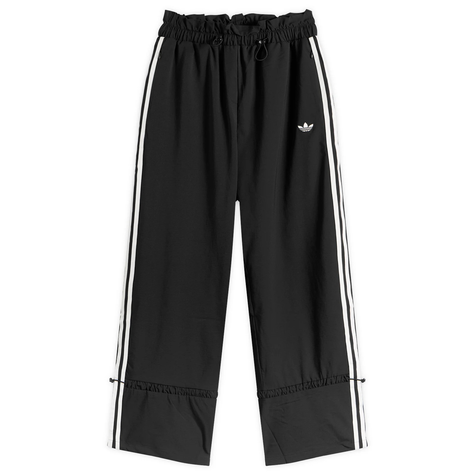 Adidas Women's Pleated Nylon Track Pant in Black, Size X-Small | END. Clothing