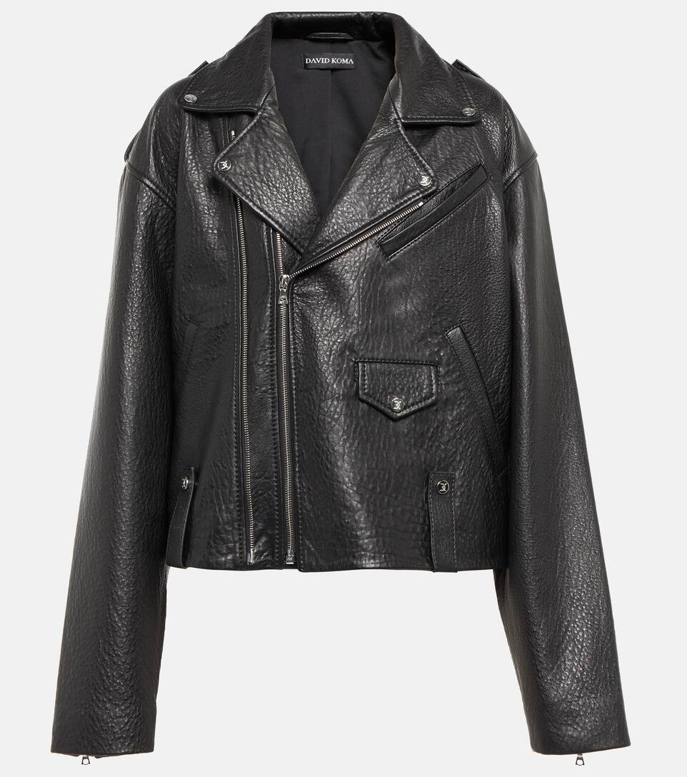 Oversized leather jacket | Mytheresa (US/CA)