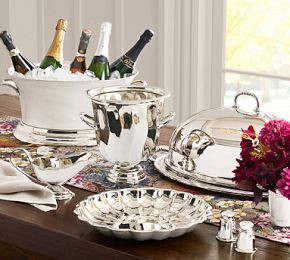 Heritage Silver Entertaining Collection | Pottery Barn CA