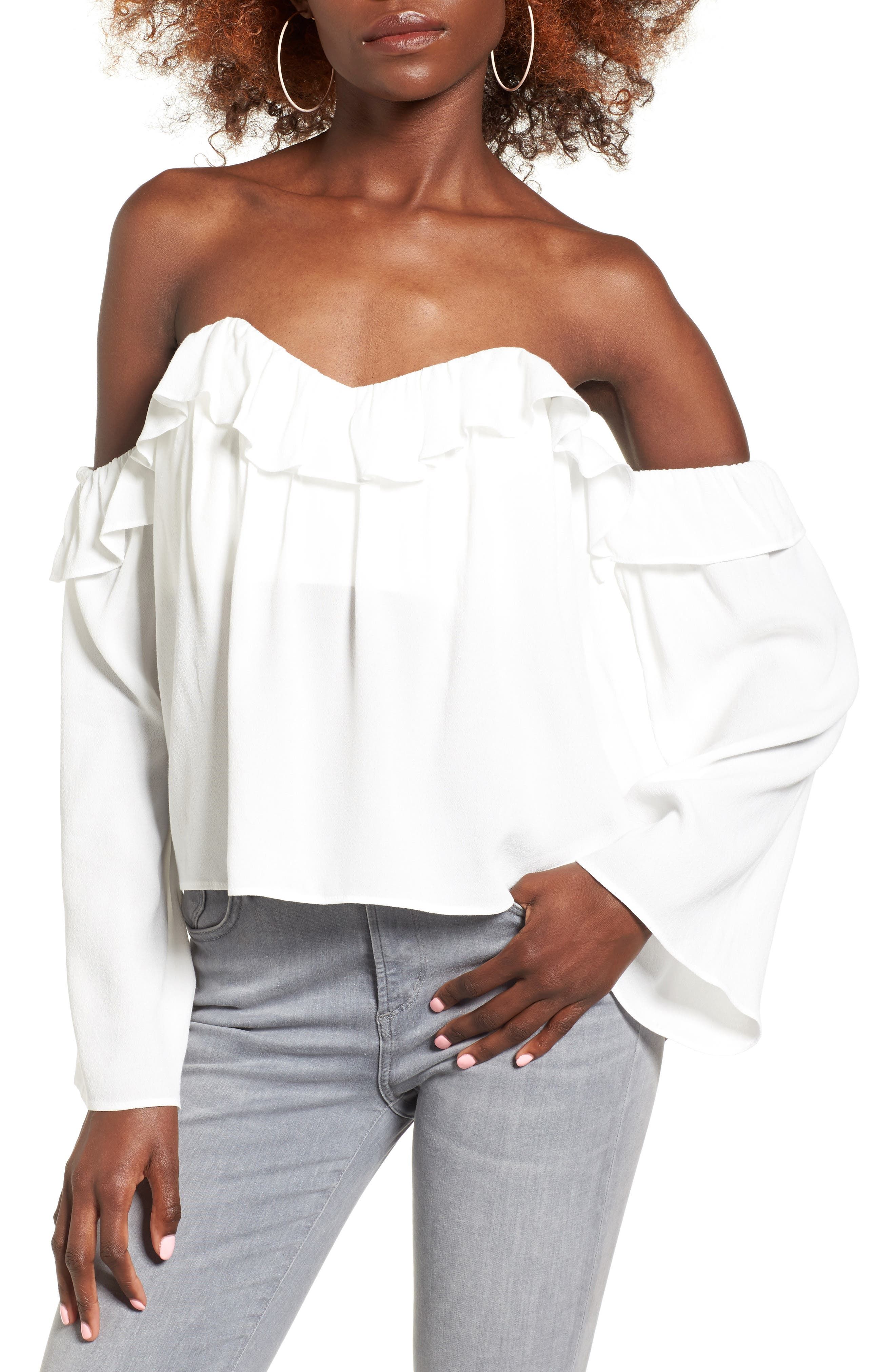 Ruffle Off the Shoulder Blouse | Nordstrom