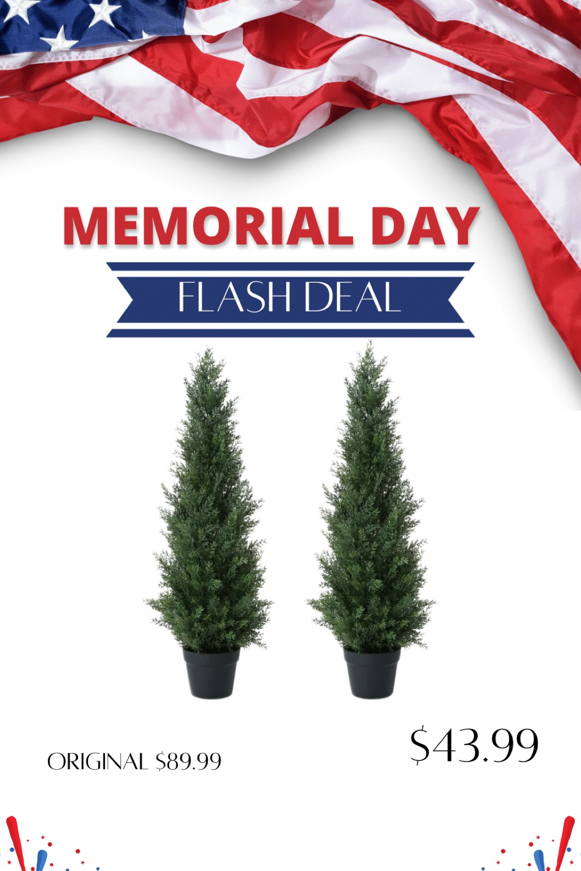 Walmart
Memorial day sale 
Outdoor 
Patio season 
Faux trees 

#LTKSaleAlert #LTKHome #LTKFindsUnder50
