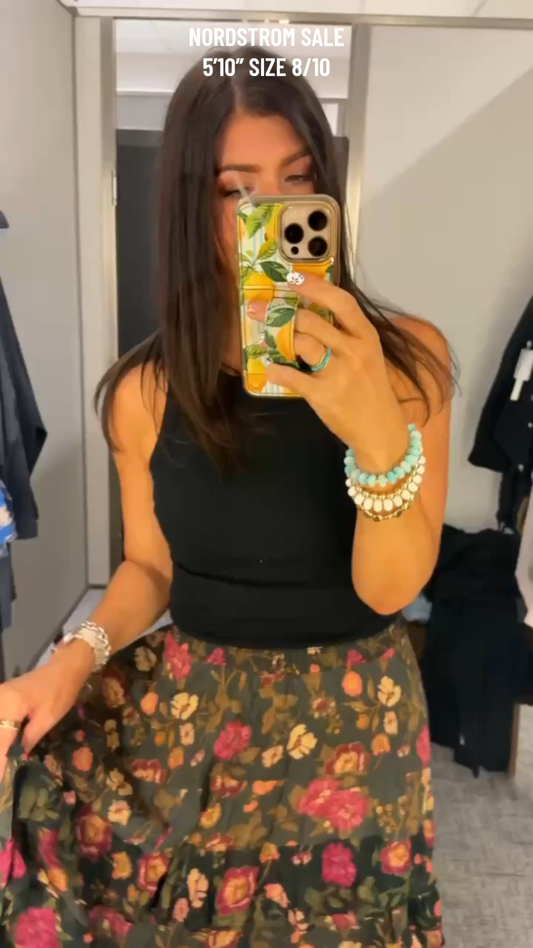 Nordstrom Anniversary sale find In a medium in tank, In a medium in floral skirt

#LTKSeasonal #LTKOver40 #LTKMidsize