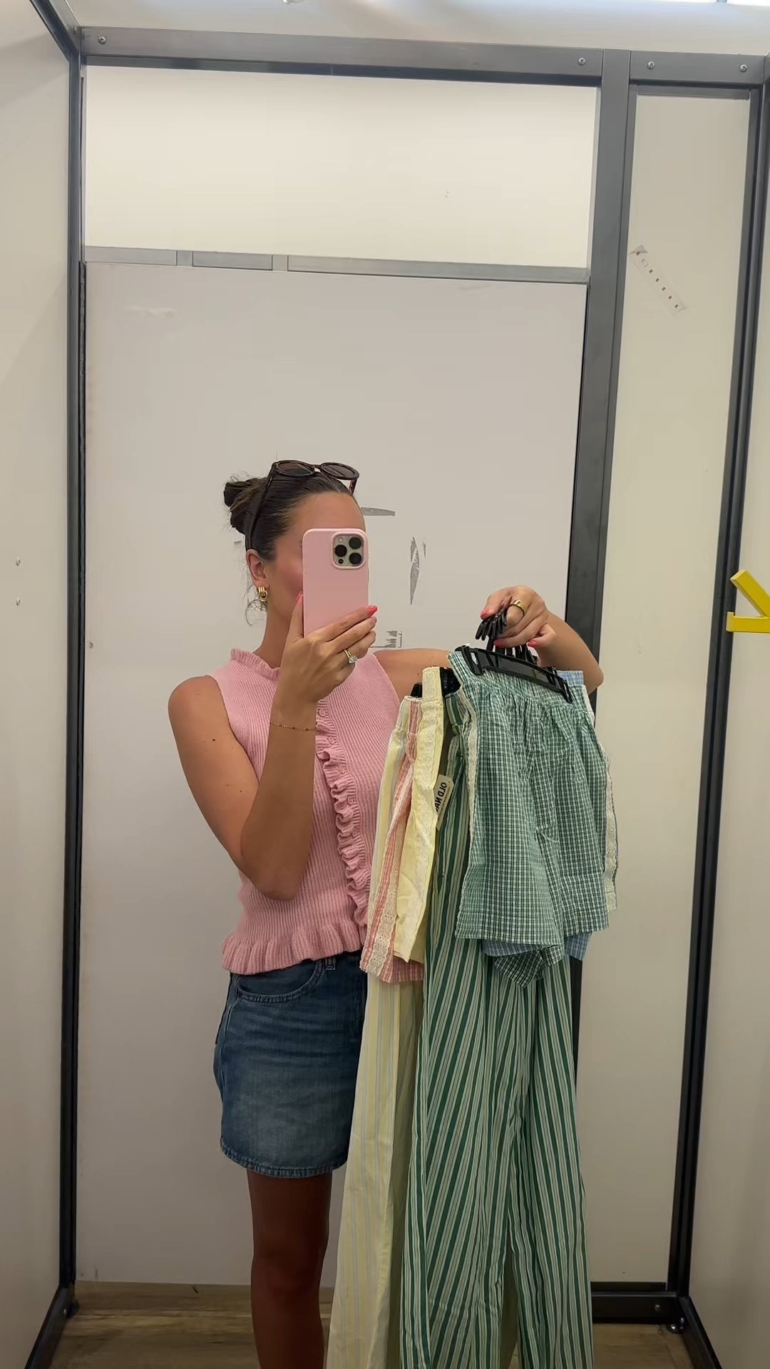 Old navy try on💚 eyelet boxer shorts, poplin pants, linen pants, gingham shorts trend, summer outfits, spring outfits, outfit ideas, outfit inspo, Pinterest outfit, comfy ootd, old navy haul 

#LTKSaleAlert #LTKootd #LTKvlog