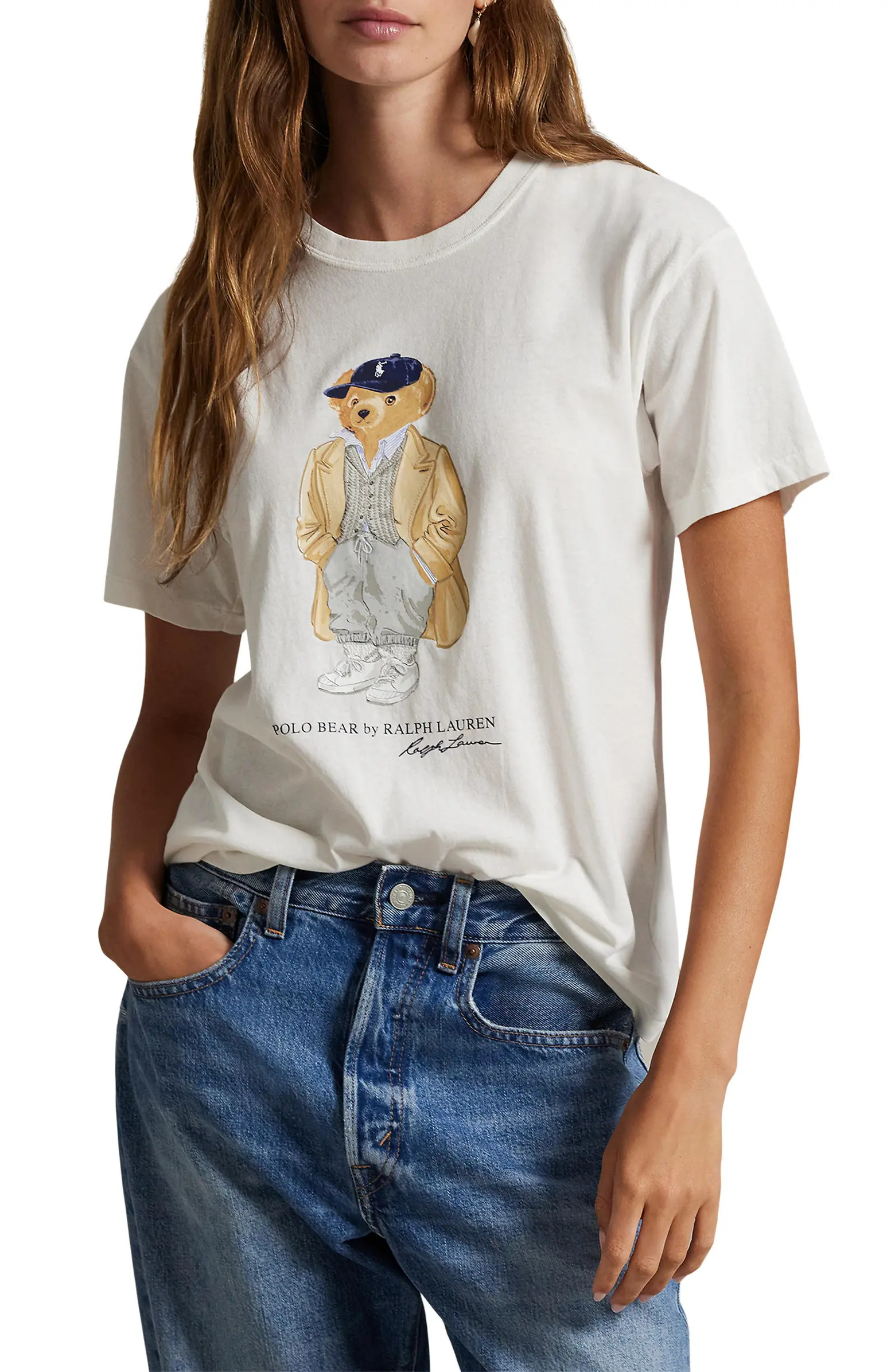 Polo Ralph Lauren Polo Bear Cotton Graphic T-Shirt | Nordstrom | Nordstrom