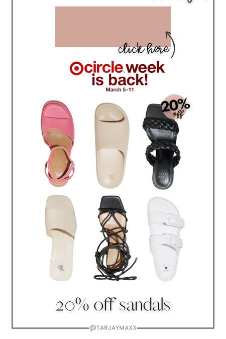 Target shoe deals summer sandals

#LTKunder100 #LTKshoecrush #LTKunder50