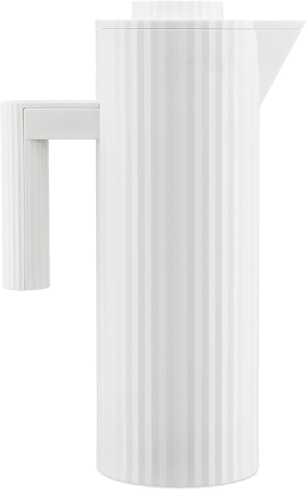 Alessi Plisse Thermo Insulated Vacuum Jug White 1L | Amazon (US)