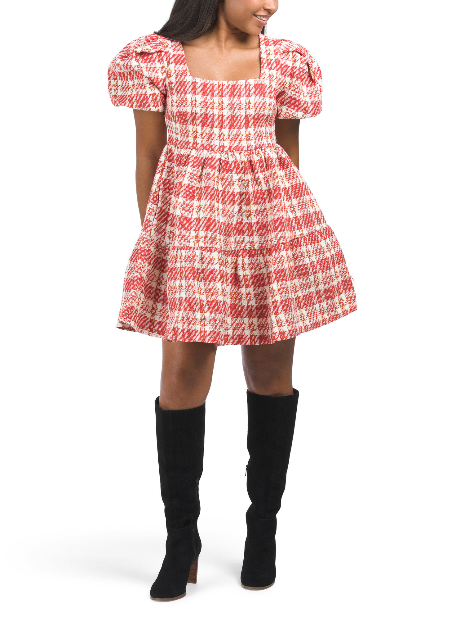 Tweed Mini Babydoll Dress | Casual Dresses  | Marshalls | Marshalls