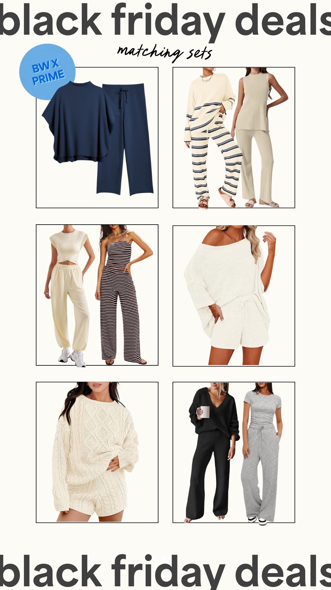 Amazon Black Friday Deals - matching sets 


Amazon, Amazon fashion, matching sets, cozy fashion, cozy style, loungewear 




#LTKFindsUnder50 #LTKCyberWeek #LTKootd